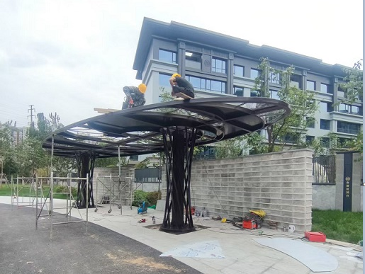 铝单板廊架